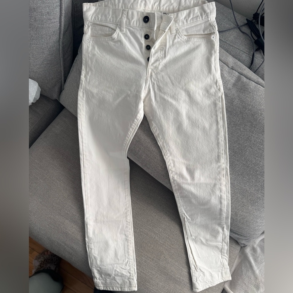 Men's Classic White Skinny Jeans - only worn once!